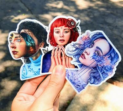 Colorful Ladies - Sticker Pack