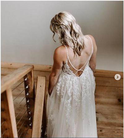 Elegnant Mermaid Lace Wedding Dresses Bridal Gowns