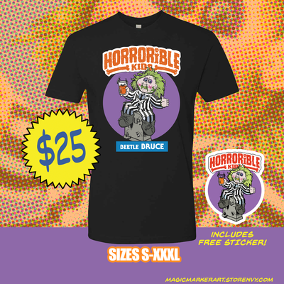 Horrorible Kids "Beetle BRUCE" Shirt