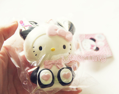 Super Rare HK in a Panda Costume Squishy (Licensed)