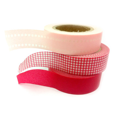 Washi Tape Basic Set: Red
