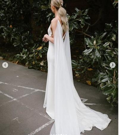 Simple Beach Wedding Dreses Boho Bridal Gowns