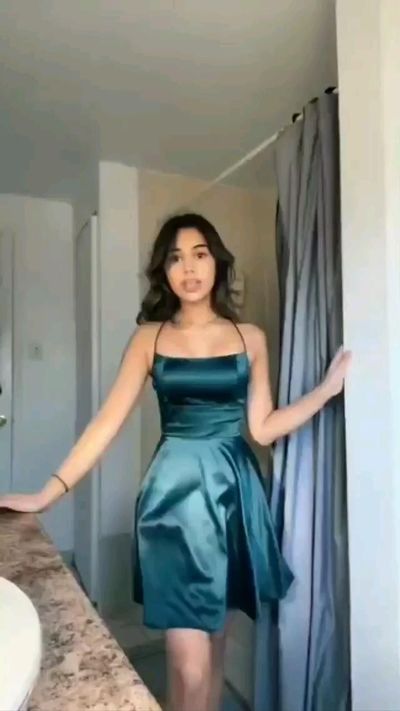 SP1722,Cheap homecoming dress satin mini prom dresses with cross back