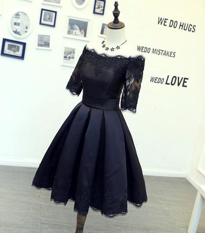 Short sleeve homecoming dress,short prom dress