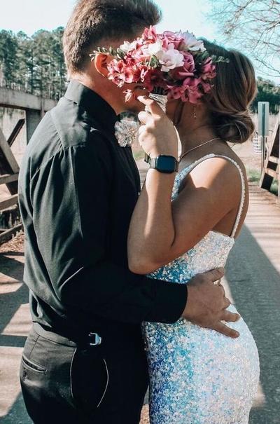 Charming Sequin Long Prom Dress Formal Dress