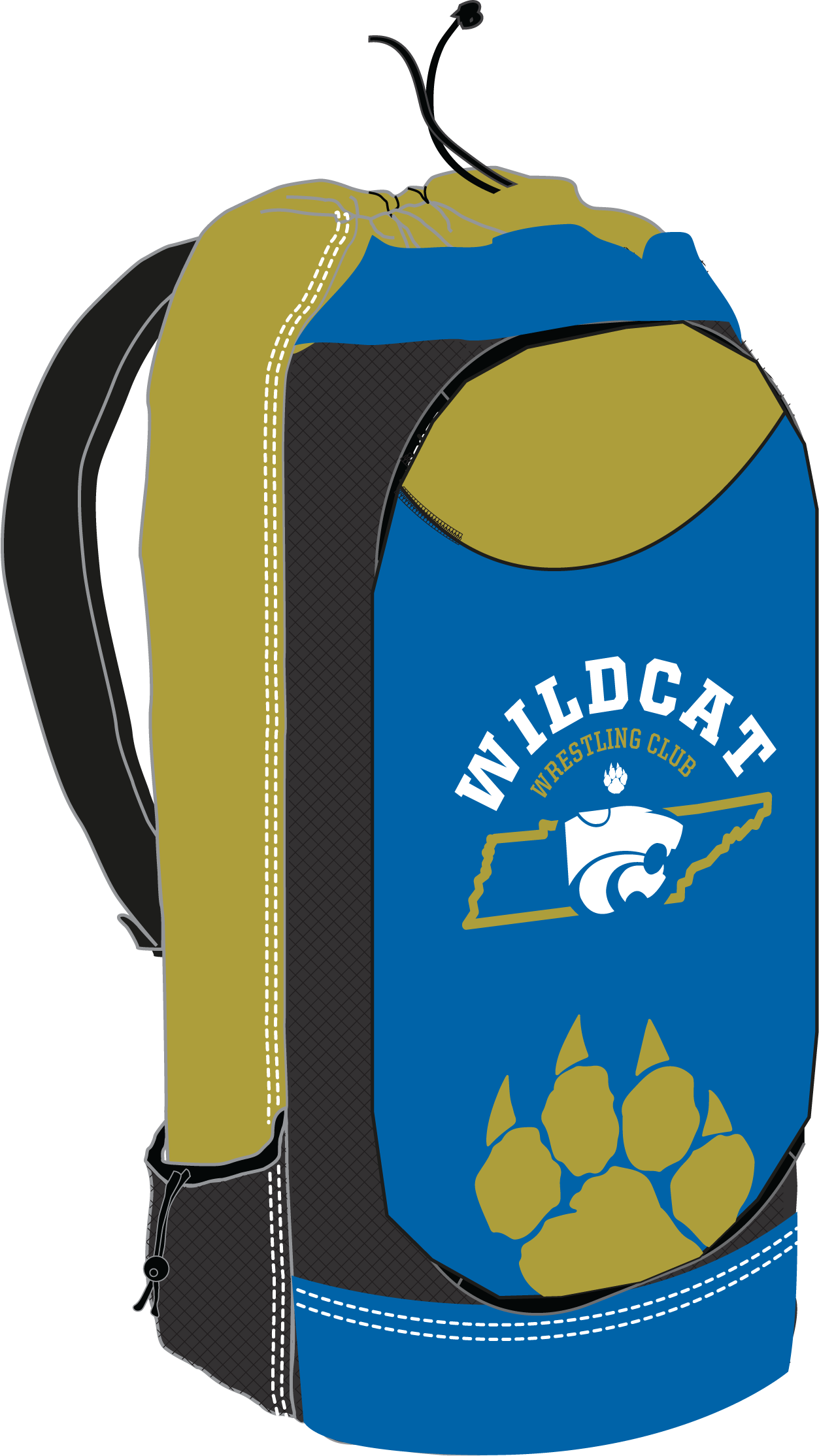 Wildcat Wrestling gear bag