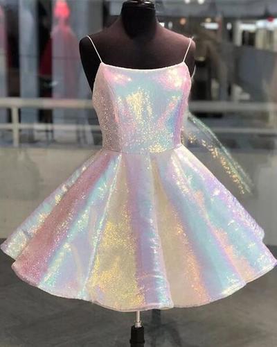 Sparkle Sequin Short Homecoming Dresses, Prom Dresses