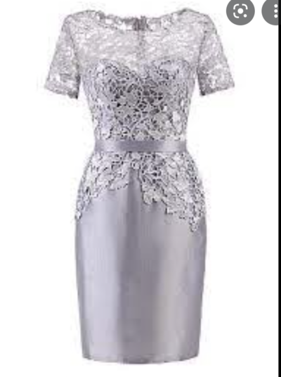 Knee Length Mother of the Bride Dresses with Short Sleeves