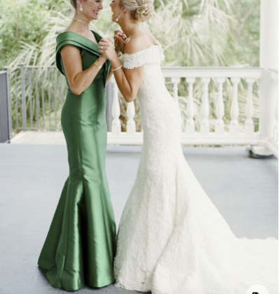 Off the Shoulder Mermaid Mother of the Bride Dresses