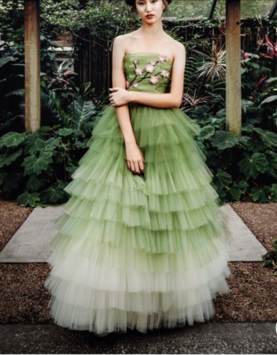 Green Prom Dresses Floor Length