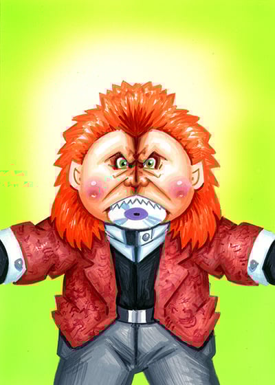 BRIAN Scan / Tricky RICKY Final Art - Horrorible Kids - Series 6 2021