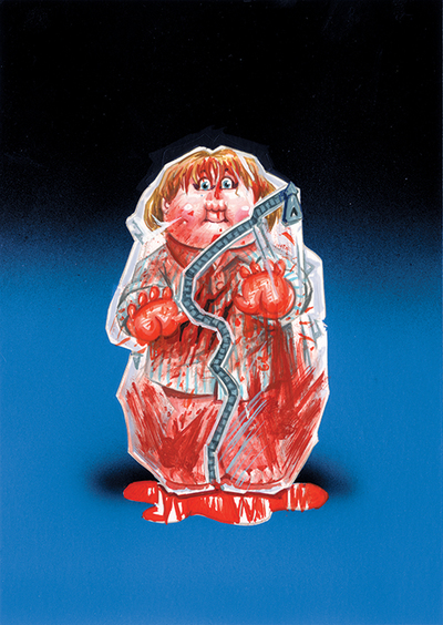 Trapped TINA / BONNIE Bag Final Art - Horrorible Kids - Series 6 2021