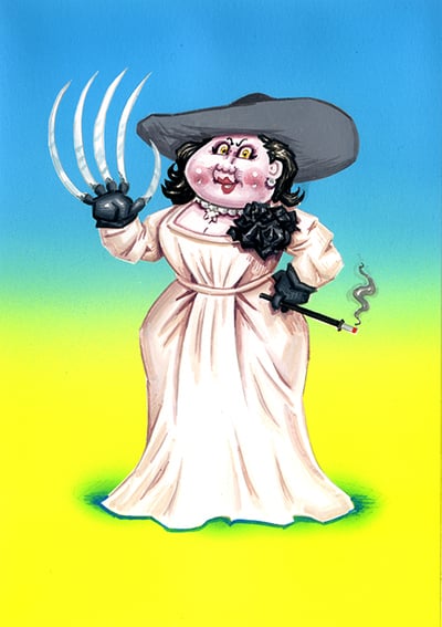 Ample ALCINA / Large LADY Final Art - Horrorible Kids - Series 6 2021