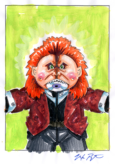 BRIAN Scan / Tricky RICKY Color Rough - Horrorible Kids - Series 6 2021