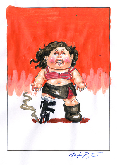 Rebel ROSE / Planet TARA Color Rough - Horrorible Kids - Series 6 2021