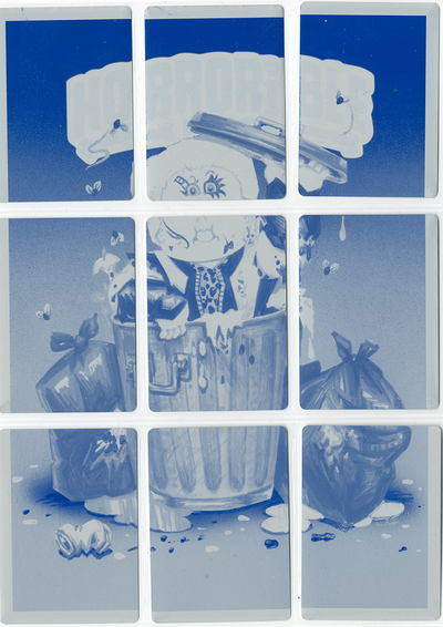 Trash CANDACE / Leftover LINNEA 9 Plate Puzzle Sets