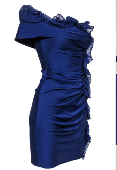 Mother of the Bride Dresses Royal Blue One Shoulder