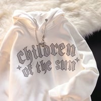 Children of the Sun Rhinestone Hoodie Sweater - Thumbnail 3
