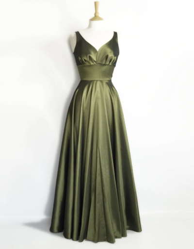 Olive Green Bridesmaid Dresses under 100