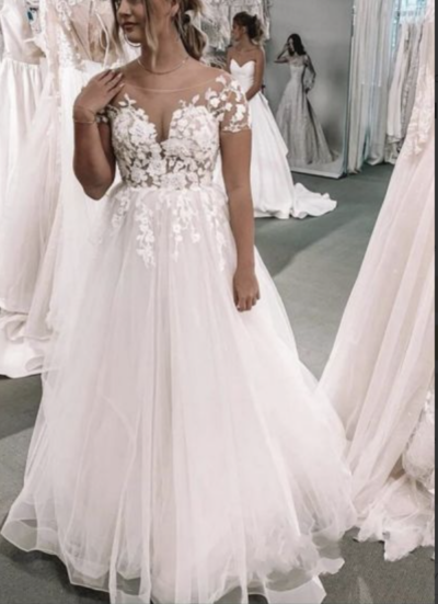 Plus Size Wedding Dresses Bridal Gown with Lace