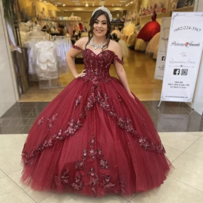 Off the Shoulder Pageant Gown Sweet 16 Dress Birthday Dresses