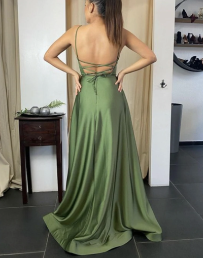 Olive Green Prom Dresses under 100