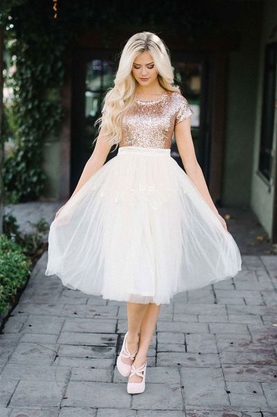 Knee Length Homecoming Dresses,Short Prom Dress with Sleeves,706