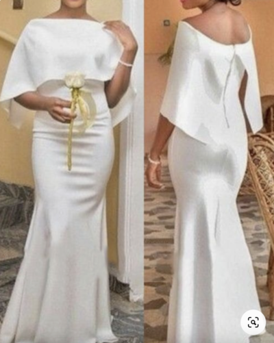 Mermaid White Prom Dresses GH2