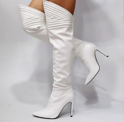 Sexy Pointed Toe Stiletto High Heel Women's Long Boots