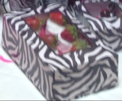 Towel Cake Washcloth Cupcakes-Zebra 1/2 Dozen