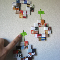 Happy Trio of Eco Ornaments - Colorful - Thumbnail 1