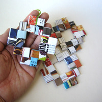 Happy Trio of Eco Ornaments - Colorful - Thumbnail 2