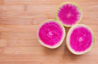 Watermelon Radish "Beauty Heart" Meat Chinese Daikon Heirloom Premium Seed Packet