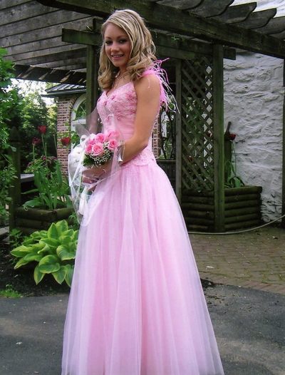 SP1979,Pink Feather Beaded Tulle Long Prom Dresses Evening Dress
