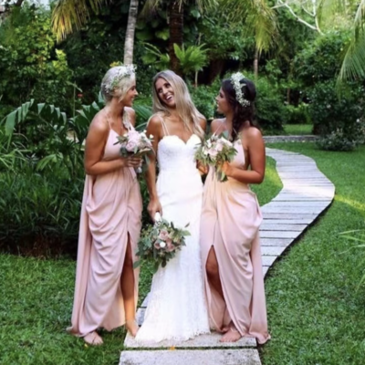 V neck bridesmaid dresses under 100 for wedding - Thumbnail 2