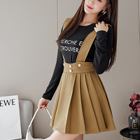 bow navy double thick  wind pants skirt  - Thumbnail 2