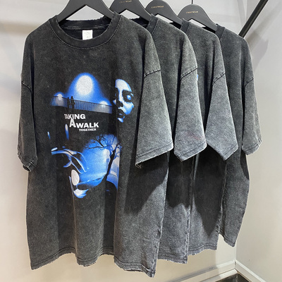 VINTAGE TAKING A WALK TOGETHER ACID WASH T SHIRT