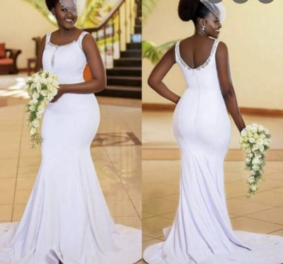 Straps Wedding Dresses Bridal Gown Mermaid