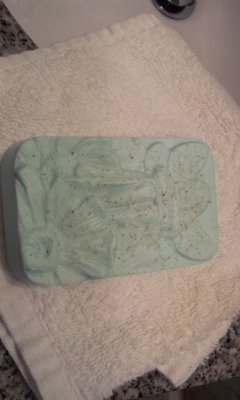 The Garden Fairy goat's milk glycerin bar in English Gardens fragrance