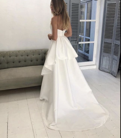 Simple Wedding Dresses Bridal Gown Strapless