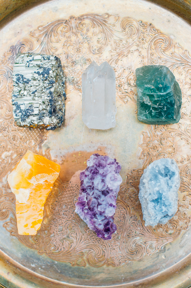 Bohemian gemstone wedding 5