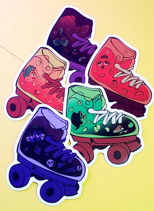 Soda skate stickers 1