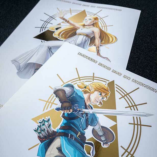 Zelda botw duo portraits 8x11 tilt store 616px