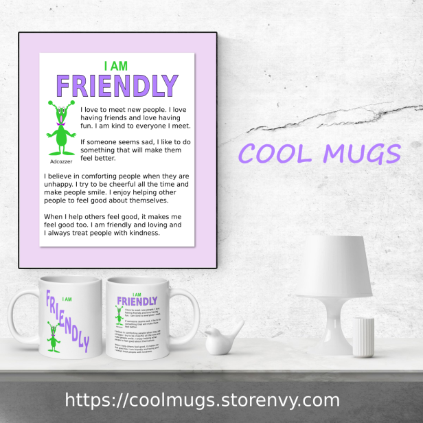 Cool mugs friendly poster mugs