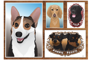 Dog Portrait Styles