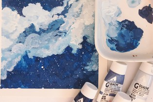 Gouache Painting Prints