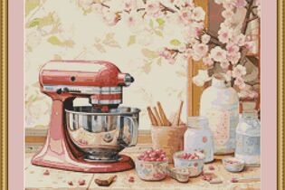 Food & Drinks Cross Stitch Pattern