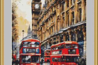 Transport Cross Stitch Pattern