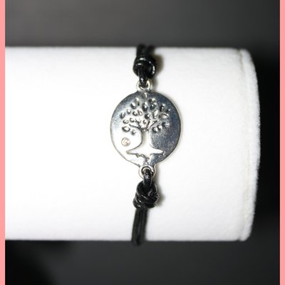 Silver tree of life bracelet