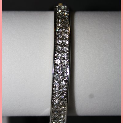 Silver bling bracelet